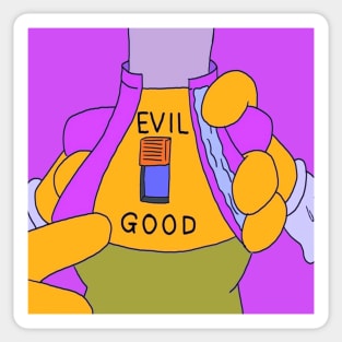 Evil doll Sticker